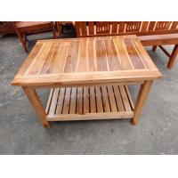 ราคา โต๊ะกลางชุดโซฟาสีใส โต๊ะกลางไม้สักแท้ ขนาด 65 x 85 สูง 60 ซม ทำจากไม้สักแท้ไม่มีไม้อื่นปน (6362086626)