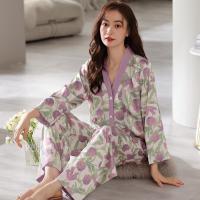 ราคา 2023สไตล์ใหม่ชุดนอนผู้หญิงฤดูใบไม้ผลิและฤดูใบไม้ร่วงปาชาหมาสไตล์ชาแนลแขนยาวชุดสองชิ้นน่ารักเสื้อคาร์ดิแกนชุดอยู่บ้าน (20361895512)