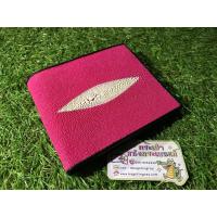 ราคา กระเป๋าหนังปลากระเบน แท้ US ลายมุกเดี่ยว แถมพวงกุญแจหนังปลากระเบน (8596780625)