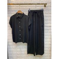 ราคา linen shirt set ชุดเซ็ตลินิน ชุดเซตลินินขายาว เสื้อลินิน กางเกงลินิผ้าลินิน สีหวานอย่างดี (12687506641)
