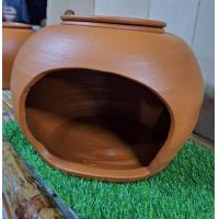 ราคา โอ่งแมว โอ่งสุนัข โอ่งกระต่าย เคลือบสีกันรา 16 นิ้ว (21280650508)