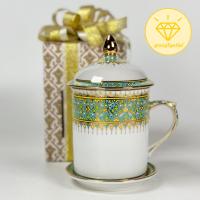 ราคา แก้วน้ำเบญจรงค์ แถมฟรีกล่องคละสีและโบว์ เบญจรงค์ ของรับไหว้ ของขวัญปีใหม่ ที่ระลึกเกษียณอายุ (21256979305)