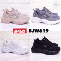 ราคา BAOJI แท้ รองเท้าผ้าใบ รองเท้าผ้าใบยอดฮิต รุ่น BJW619 สีดำ ขาว เทา ชมพู ไซส์ 37 41 (15622205865)