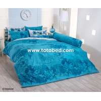 ราคา ผ้าปูที่นอนโตโต้ TOTO ขนาด 3 5ฟุต 5 ฟุต และ 6 ฟุต ฝ้ายผสม 40 รหัสสินค้า TT643 สีเขียว ลายดอกไม้ ลายใบไม้ สำหรับที่นอนสูง 10 นิ้ว (10440015658)