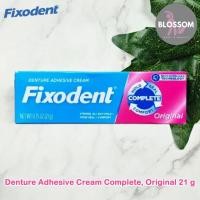 ราคา Fixodent Denture Adhesive Cream Complete Original 68 or 21g ฟิกโซเดนท์ ครีมติดฟันปลอม (21248578866)