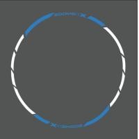 ราคา ZOOMER X สติ๊กเกอร์ขอบล้อสะท้อนแสง (18335505383)