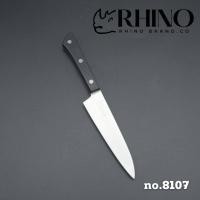 ราคา Rhino Brand มีดทำครัว สเตนเลส ด้ามหมุด เกรดพรีเมียม ขนาด 5 นิ้ว และ 8 นิ้ว คม ทนทาน ใช้ได้นาน no 5107 8107 (16979307827)