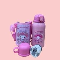 ราคา กระติกน้ำเด็ก 500ml พร้อมกระเป๋าสะพาย เก็บความร้อน ความเย็น กระติกน้ำเก็บอุณหภูมิ (21334389222)