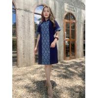ราคา เดรสผ้าไทย ใส่ทำงาน ใส่ออกงาน ผ้าฝ้ายเชียงใหม่ (12608748972)