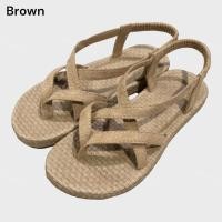 ราคา ส่งเร็วพิเศษ รองเท้าแตะคีบรัดส้นผ้าพื้นโฟม (21022474543)