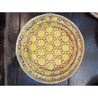 ราคา กระด้งสี ถาดไม้ไผ่ กระด้งลายพิกุล สานยกดอกดาวล้อมเดือน กระด้ง ถาดไม้ไผ่ แต่งผนัง ถาดสานจัดเบรค ถาดจัดเบรค ถาดจัดขนม กระด้งแต่งผนัง ตกแต่งผนัง กระด้งลายดอก กระด้งแต่งผนัง แต่งผนัง แต่งร้าน (20931930705