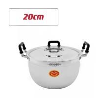 ราคา หม้อ2หู ตราจระเข้ หูหนา หม้อแกง หม้อสำหรับต้มแกงทำอาหาร คุณภาพดีราคาถูก เบอร์20 28cm (7652115160)