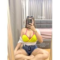 ราคา เซตบิกินนี่สาวอวบ เซต2ชิ้น (18825661286)