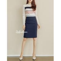 ราคา กระโปรงทำงาน กระโปรงทรงดินสอผ่าหลังทับ กระโปรงทรงสวย (20241800187)