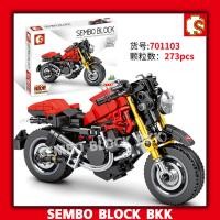 ราคา ชุดตัวต่อ SEMBO BLOCK ชุดมอเตอร์ไซค์ (8047057846)