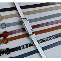 ราคา เข็มขัดหนังผู้หญิง หัวล็อคในตัว เส้นเล็กๆ เก๋ๆใส่ง่าย (20549065929)