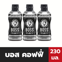 ราคา แพ็ค6ขวด บอส คอฟฟี่ กาแฟพร้อมดื่ม สูตร Black ไม่มีน้ำตาล 230 มล Boss coffee Suntory Flash brew 9006 (21351046574)
