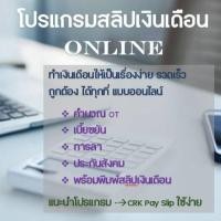 ราคา โปรแกรมพิมพ์เงินเดือน โปรแกรมพิมพ์สลิปเงินเดือน Pay slip ใช้งานแบบออน์ไลน์ ไม่ต้องติดตั้ง ไม่ต้องโหลดโปรแกรม ราคา 99 บาท ต่อ เดือน (16984781266)