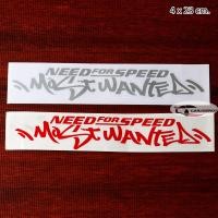 ราคา สติ๊กเกอร์ ไวนิล แต่งรถ ลาย Need for Speed Most Wanted ขนาด 4 x 23 cm sticker ติดรถ กันน้ำ แต่งรถยนต์ แต่งรถซิ่ง รถแข่ง V 2 (19948035600)