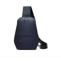 ราคา พร้อมส่ง กระเป๋าเป้คาดอก กระเป๋าเป้สพายข้าง กระเป๋าสำหลับผู้ชาย2ซิป เปลี่ยนสายได้ทั้ง 2ด้าน 6ER18125 (20998297814)