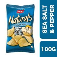 ราคา ลอเรนซ์ เนเชอรัลส์ มันฝรั่งแผ่นเรียบอบกรอบ รสเกลือทะเลและพริกไทย 100กรัม (Lorenz Naturals Sea Salt & Pepper Flavour Potato Chip 100g)