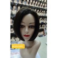 ราคา วิกผมแท้สำหรับผู้ป่วยคีโม ทอมือทั้งหัว แสกหนังศีรษะ ระบายอากาศดี เบาสบาย ใส่ง่าย สีดำ น้ำตาล (20938958941)