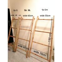ราคา ที่พาดผ้าเช็ดตัวไม้ไผ่ บันไดแขวนผ้าโรงแรม บันไดแขวนผ้าริสอร์ทBamboo towel holder (21421789719)