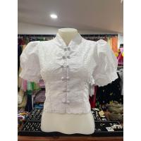 ราคา เสื้อมอญประยุกต์ เนื้อผ้าฝ้ายลูกไม้ฉลุลาย เลือกลายในตะกร้านะคะ (21430088819)