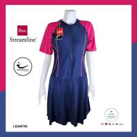 ราคา มี S 3XL ชุดว่ายน้ำ bsc streamline ชุดติดกัน สีกรม ชมพู ด้านในมีกางเกง (18880732241)