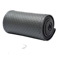 ราคา ปลอกพวงมาลัยรถยนต์หนังแท้ MBG033ผ้าคลุมพวงมาลัยรถเย็บด้วยมือเหมาะสำหรับสี่ฤดู (9876101513)