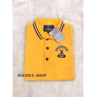 ราคา เสื้อคอปกโปโลผู้ชาย งานปัก CC OO No 03 ผ้าคอตตอน100 M L XL XXL สีดำ เทา แดง ขาว แดงเลือด กรม เหลือง (8852706285)