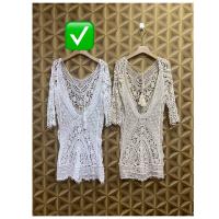 ราคา ชุดมินิเดรสไหมพรมถักลูกไม้ซีทรู เว้าหลัง (21041730953)