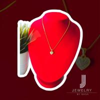 ราคา สร้อยคอโซ่สั้น จี้รูปหัวใจแบนทอง (19982289711)