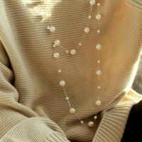 ราคา สร้อยคอประดับไข่มุกสร้อยประดับเสื้อไหมพรมผู้หญิงรุ่นยอดนิยมแบบใหม่ปี2023แบบยาวหรูหราเบาๆดูมีระดับไฮโซนิยมในโลกออนไลน์ใส่ช่วงฤดูใบไม้ร่วงและฤดูหนาว (17407591756)