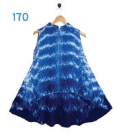 ราคา เสื้อมัดย้อมคราม เสื้อแขนกุด เสื้อชมพู่ พร้อมส่ง (21055300896)