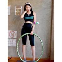 ราคา Ruwaii ชุดออกกำลังกายผู้หญิง ชุดกีฬา ชุดวิ่ง ชุดฟิตเนส ชุดโยคะ ชุดแอโรบิค ชุดปั่นจักรยาน ว่ายน้ำ ดำน้ำ กีฬาทุกชนิด ได้ทั้งชุด FIZA Sport (20157733279)