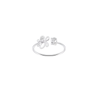 ราคา Silver thai Jewelry แหวนนิ้วเท้าคริสตัลผีเสื้อเงิน 925 แหวนแฟชั่น ใส่แล้วไม่แพ้ เงินแท้ไม่ชุบ เงินแท้925 พร้อมส่ง 925 Silver Butterfly Crystal Toe Ring (20478130910)