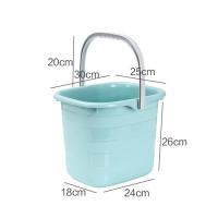 ราคา ถังเก็บน้ำพลาสติกทรงสี่เหลี่ยมผืนผ้าแบบหิ้วเพิ่มความหนาถังแช่เท้าไม้ถูพื้นใช้ในบ้านไซส์ใหญ่ถังพลาสติกถังสี่เหลี่ยมขนาดเล็กถังซักผ้า (21374507665)