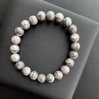 ราคา กำไลหินแท้ ซิลเวอร์ เลซอาเกต Silver Lace Agate 8mm Matte (9728392589)