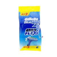 ราคา Gillette Blue 3 Flexi Razors 4 2 ยิลเลตต์ ด้ามน้ำเงิน บลู3 เฟล็กซ์ซี่ 4 2 ด้าม (19372295425)
