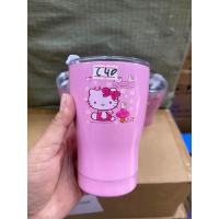 ราคา hot แก้ว15ozลายคิตตี้แก้วเก็บเย็นและร้อนสแตนเลส304แก้วสั้นถนัดมือ (20125027348)