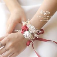 ราคา พร้อมส่ง จาก กทม ข้อมือเพื่อนเจ้าสาว I ดอกไม้ผูกข้อมือเพื่อนเจ้าสาว I ริบบิ้นผูกข้อมือ I Bridesmaid I Wrist corsage (18293717284)