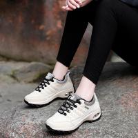 ราคา Taobao Collection รองเท้าผ้าใบผู้หญิงรองเท้าปีนเขารองเท้าเดินป่าเพิ่มความสูงพื้นหนาระบายอากาศกันลื่นกันน้ำ (12359919477)