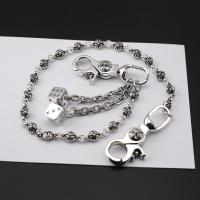 ราคา TOP Chrome Heart S925 Pure Silver Cross Bag Chain Lobster Buckle Design Hook Dice Bag Chain COD Free Shipping (21235311871)