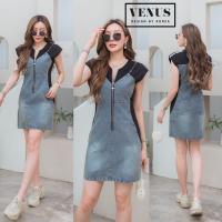 ราคา มินิเดรสแขนล้ำ แต่งซิปหน้า ช่วงบ่าเสริมฟองน้ำ งานสวยเป๊ะมากๆ (19401379291)