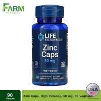 ราคา Life Extension Zinc Caps High Potency 50 mg 90 Vegetarian Capsules (21320146438)