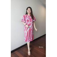 ราคา New Collection b11 Fashion Pleat Dress แฟชั่นชุดเดรสอัดพลีทพิมพ์ลายสีสวยตรงปกยืดFreesize เดรสสาวอวบ ชุดเที่ยวทะเล ชุดออกงาน (21437149377)