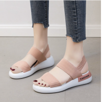 ราคา รองเท้าแตะแฟชั่น รองเท้าแตะรัดส้น สไตล์ใหม่เกาหลี ยางนิ่มใส่สบาย NO 235 สีดำ สีเทา สีชมพู (14975991301)