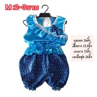 ราคา ชุดไทยเด็กเล็ก ไซส์มินิ คอระบาย (21479452308)