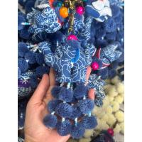 ราคา พวงกุญแจช้างผ้าคราม ติดปอมๆ4พวงมีกระดิ่ง (21267922015)